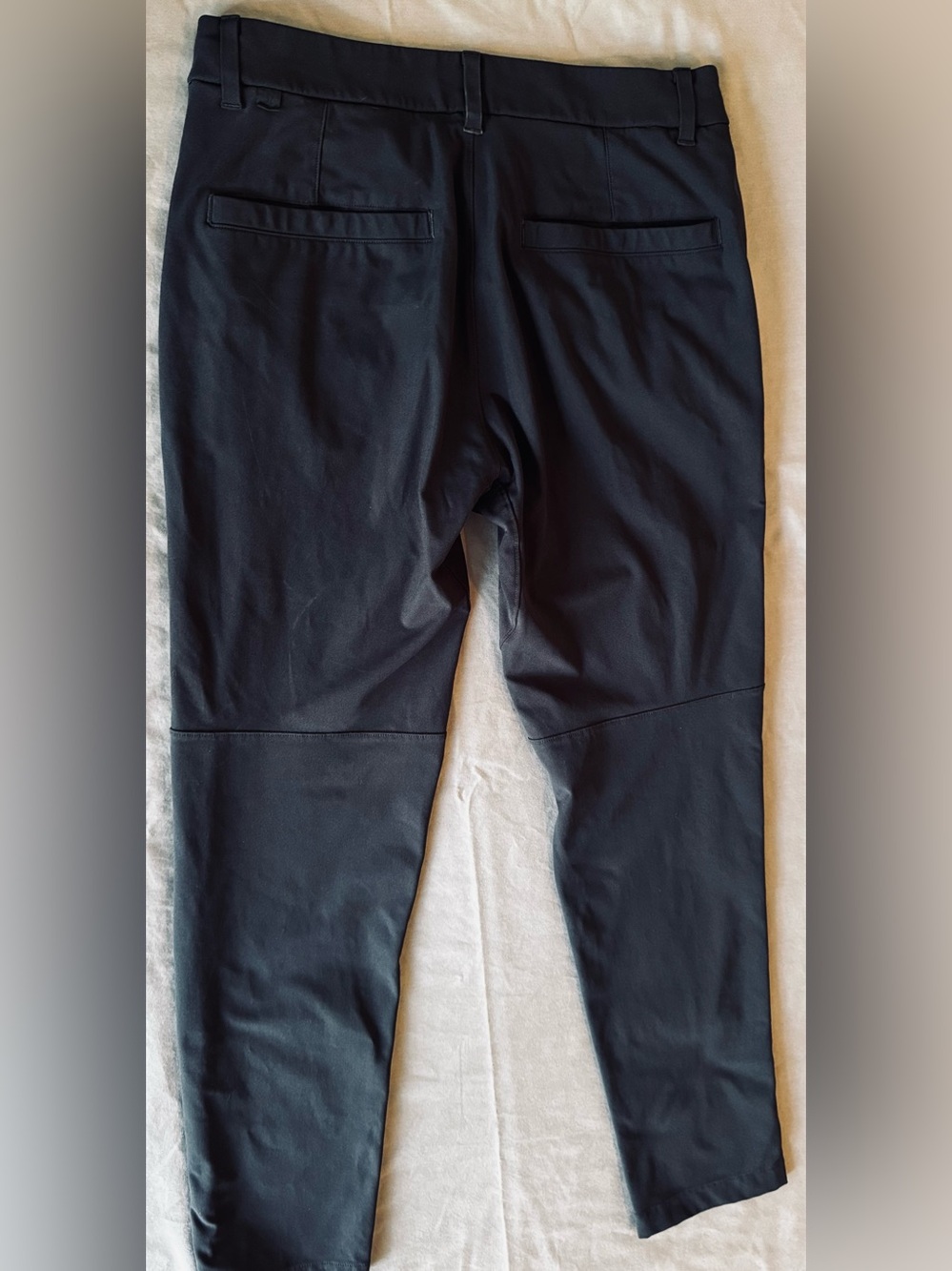 LULULEMON Men's Commission Pant Dark Grey Slim Chinos Technical Pants - Picture 10 of 16